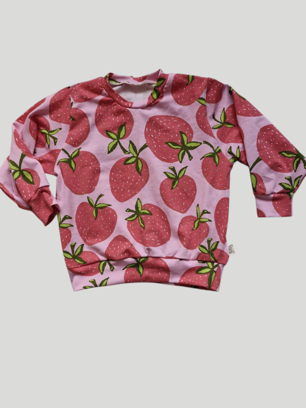Vintage sweater aardbei tricot