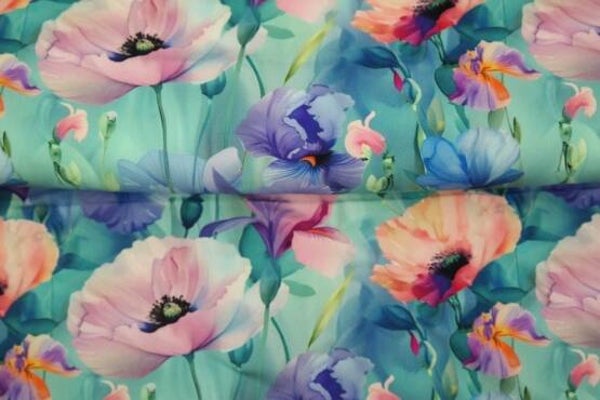 Boxpakje bloemen blauw