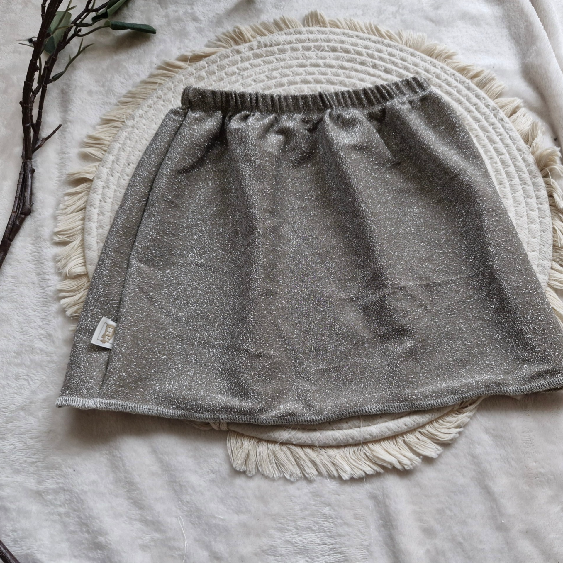 Rokje glitter  beige 92