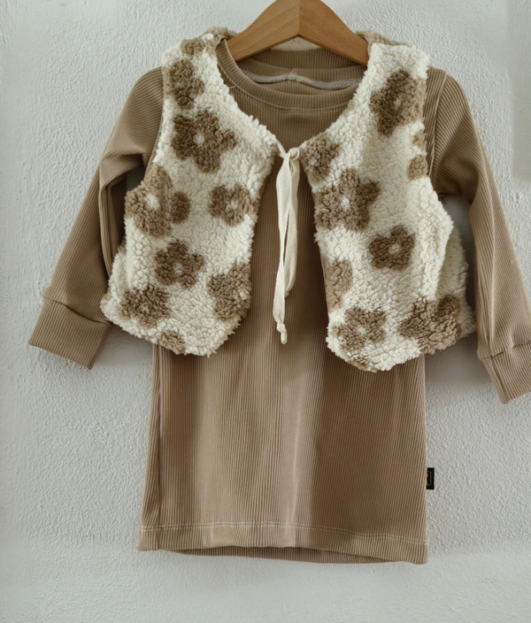 Jurkje amicis donker beige