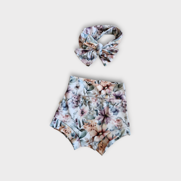 High waist bummie 74/80 met haarstrik