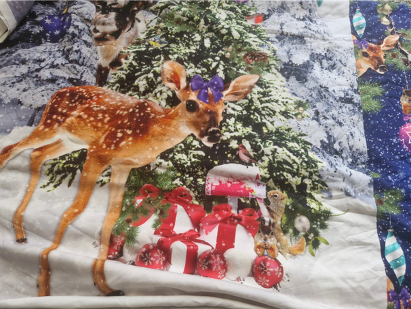 Paneel kerst hertjes