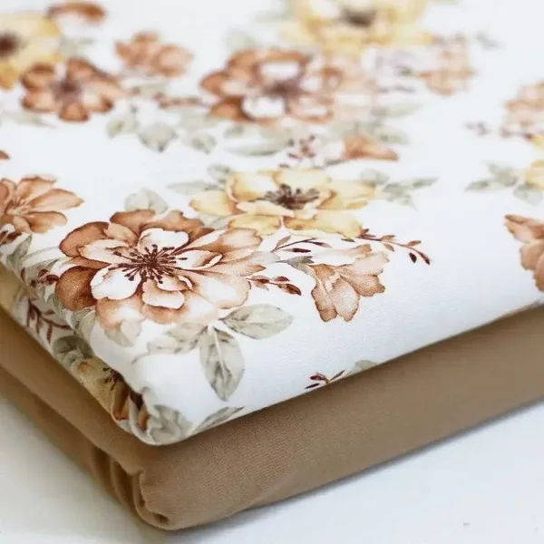 Legging Franse bloem cacao