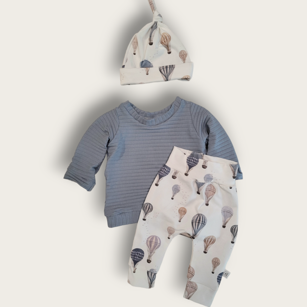 Babyset outfit of today luchtballon