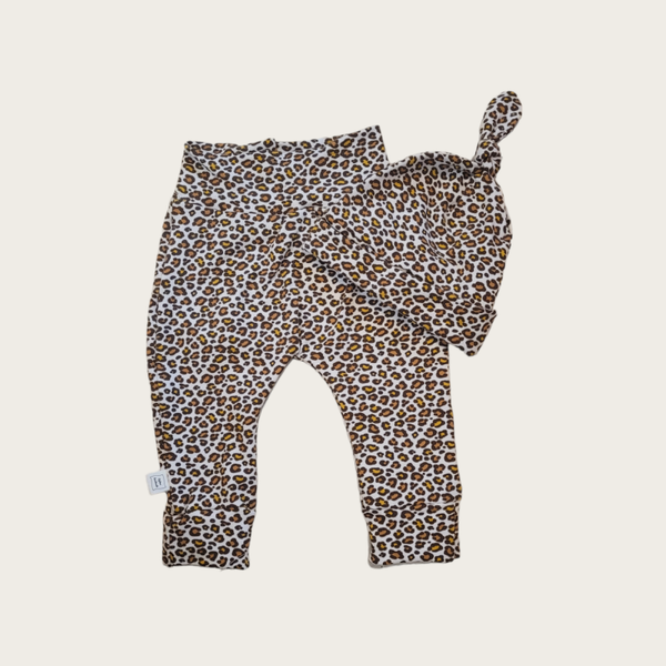 Babyset mini panter  bruin/oker