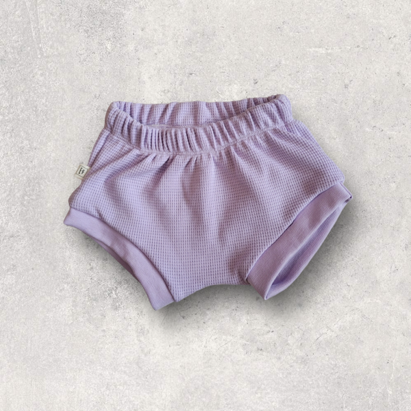 Shortie wafel lila