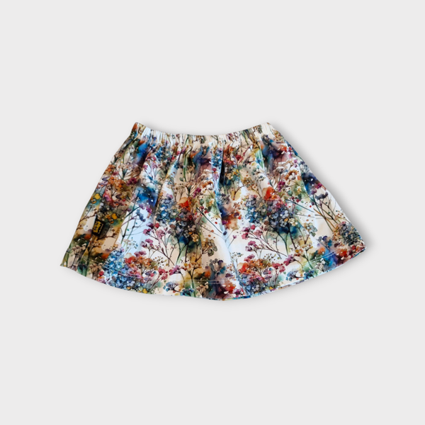 Rimpelrokje 86 aquarel flowers