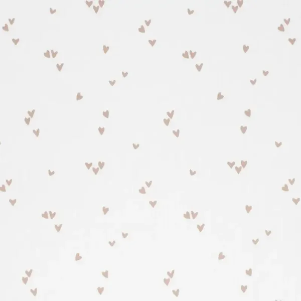 Wikkelshirtje beige hartjes