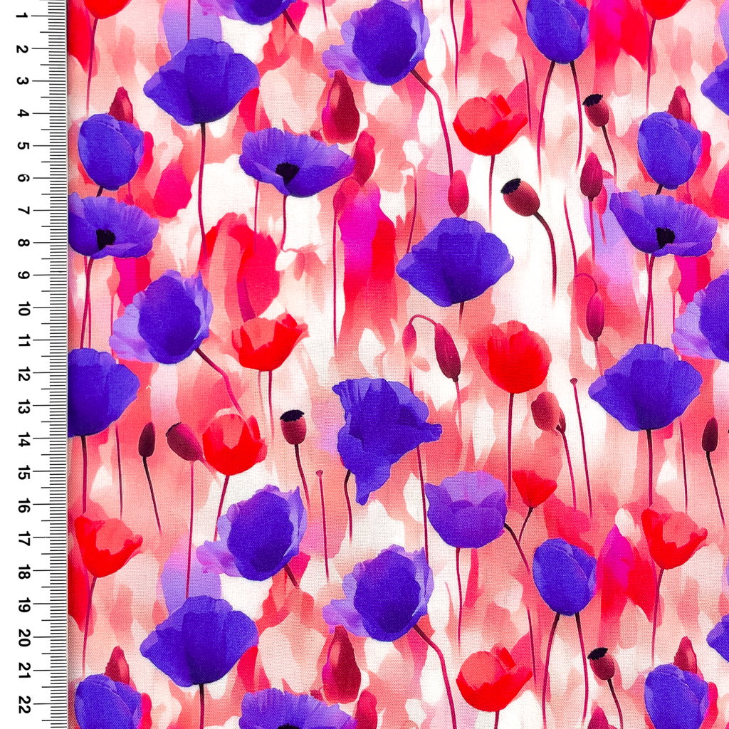 Coupon rayon poplin