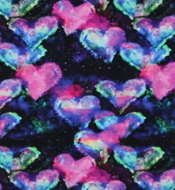 Harembroekje hartjes neon