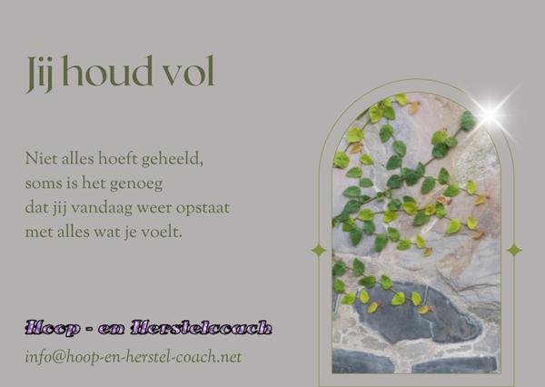 Set van vijf cards