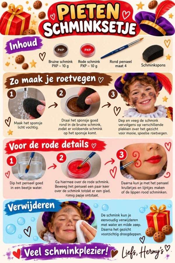 🎨 Pieten Schminksetje