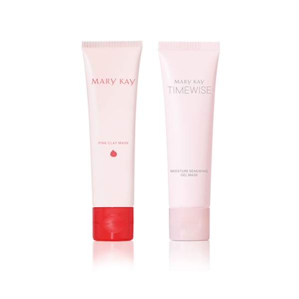 Mary Kay® Masking Minis (Pink Clay & Renewing Gel Mask)