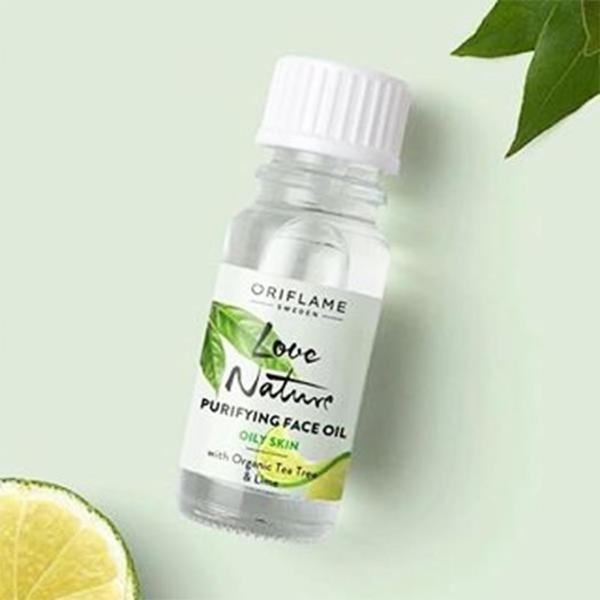 Love Nature Purifying Face Oil met Tea Tree en Limoen