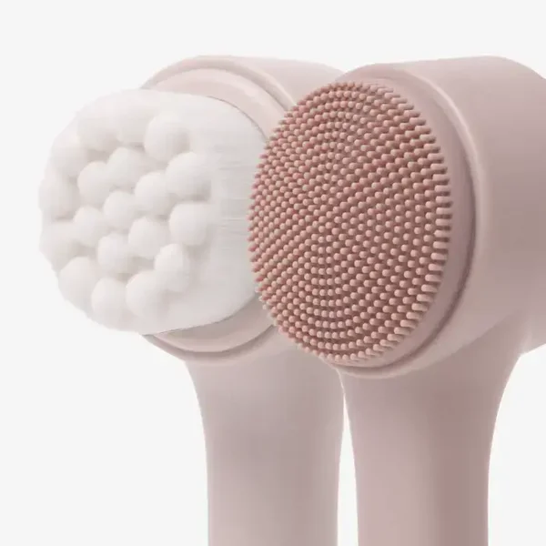 Gezichtsreinigingsborstel met 2-in-1 functionaliteit