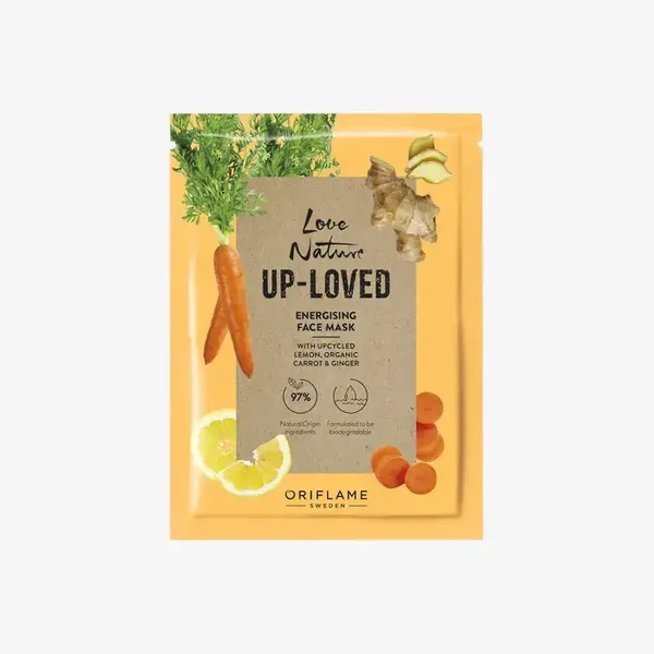 LN Up-Loved Energising Gezichtsmasker met citroen, wortel & gember