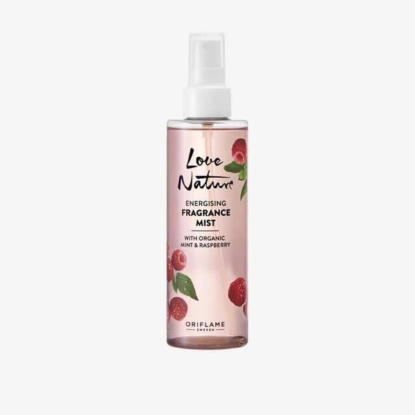 Love Nature Energising Fragrance Mist Mint & Raspberry 200ml