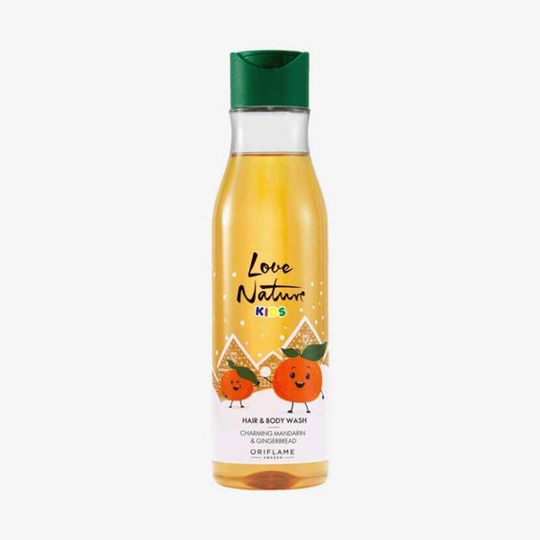 LN Kids Hair & Body Wash Charming Mandarin & Gingerbread