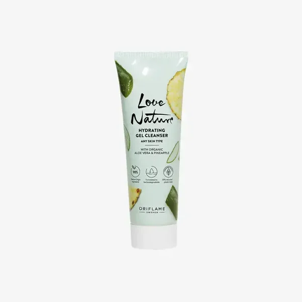 Love Nature Hydraterende Gel Cleanser met Aloe Vera & Ananas