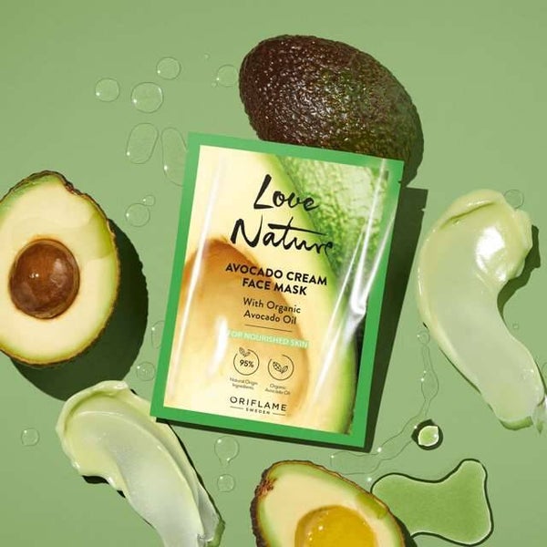 Love Nature Avocado Cream gezichtsmasker