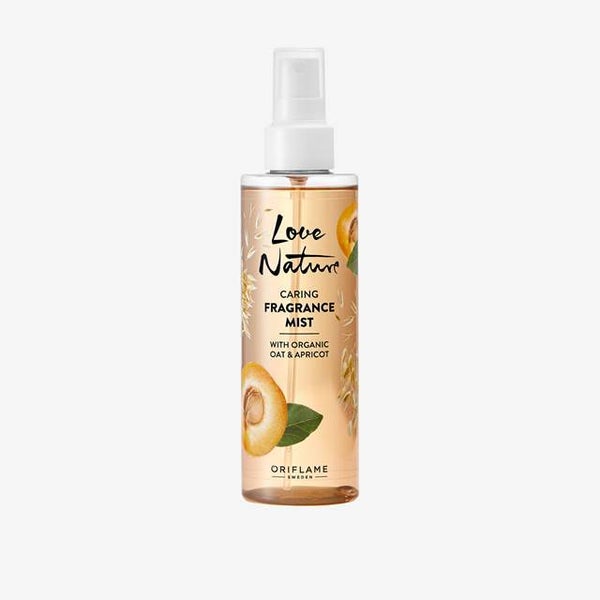 Love Nature Caring Fragrance Mist Organic Oat & Apricot 200ml
