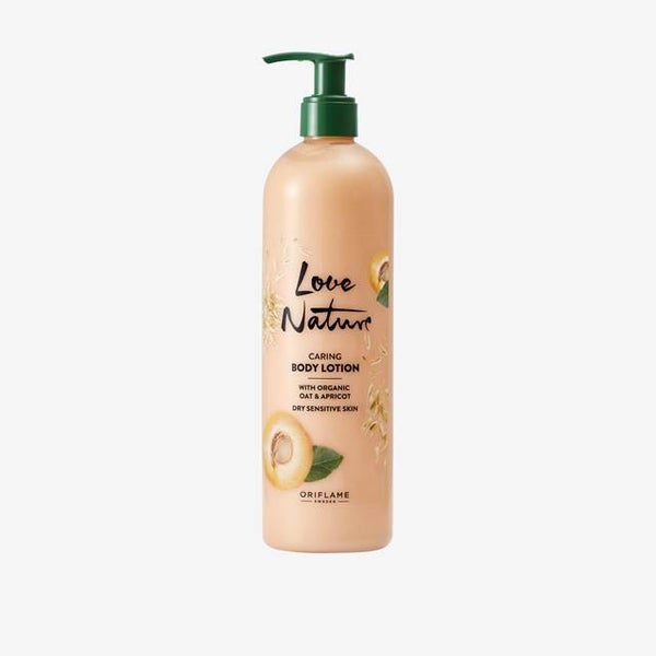 Love Nature Caring Body Lotion Organic Oat & Apricot