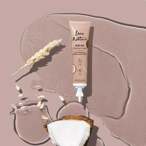 Love Nature Hot Oil voor droog haar