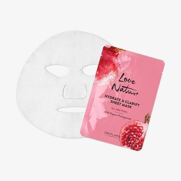 Love Nature Hydrate & Clarify Sheet Mask