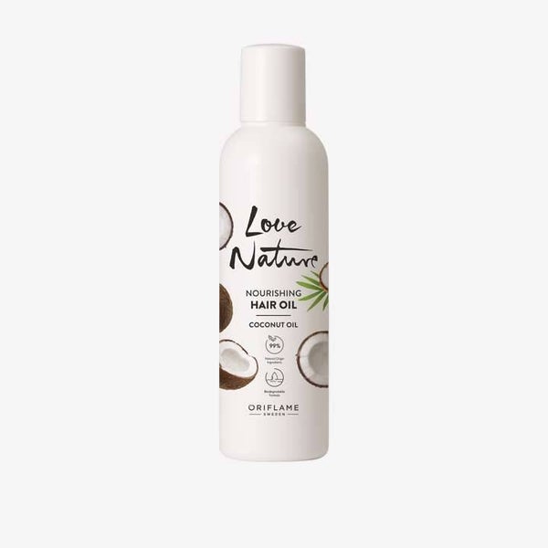 Love Nature Nourishing Hair Oil Coconut voor droog haar