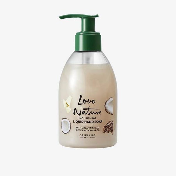 Love Nature Liquid Handsoap Organic Cacaobutter & Coconut oil 300ml