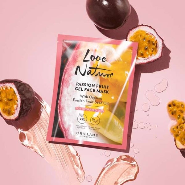 Love Nature Passievrucht Gel gezichtsmasker