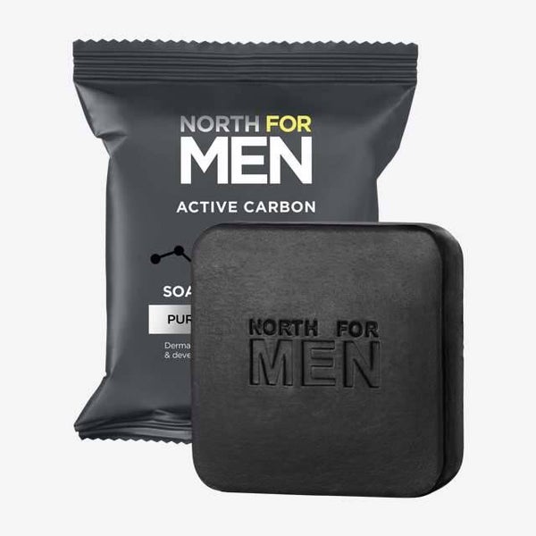 North for Men Active Carbon Soap Bar 100g