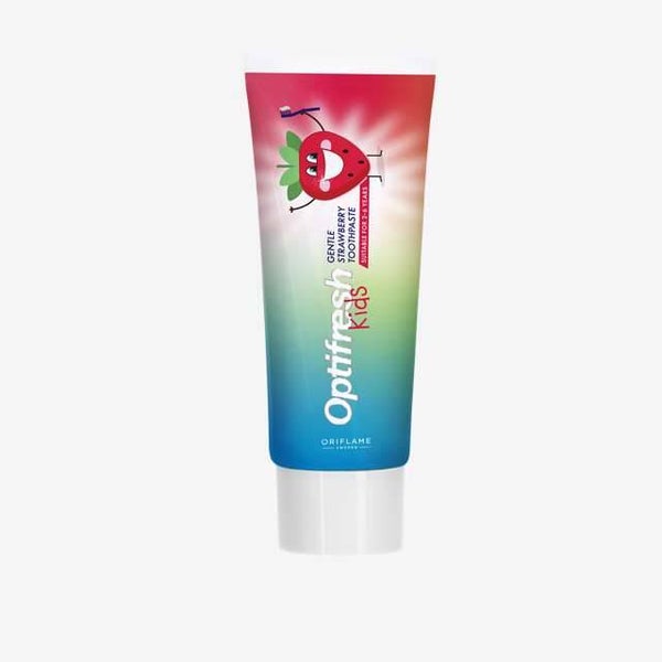 Optifresh Kinder Tandpasta Aardbei met fluoride