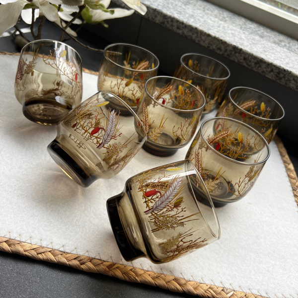 8 glazen van Luminarc ‘Tivoli’ (jaren ’70)