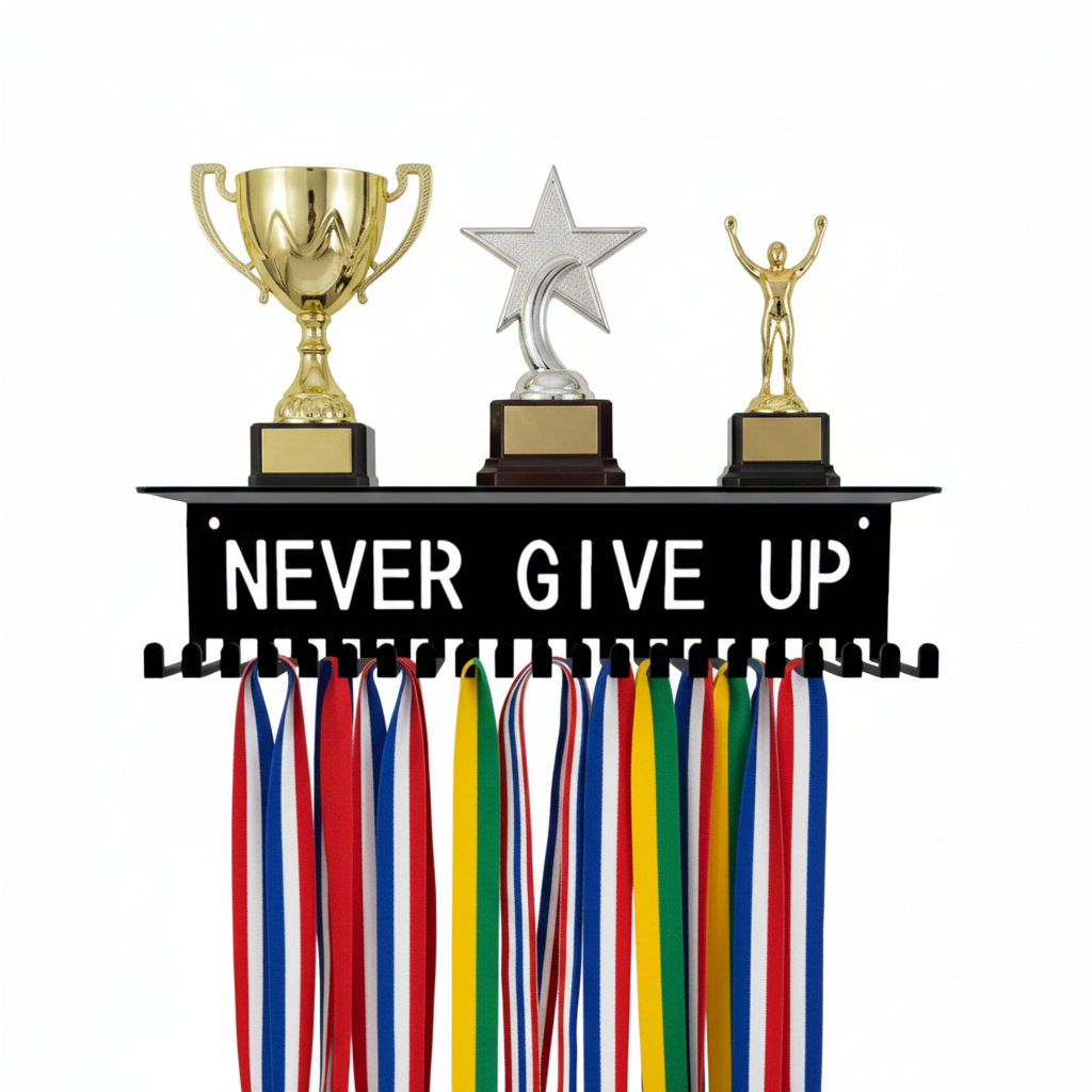 Janse® Medaille rek met trofeeën plateau