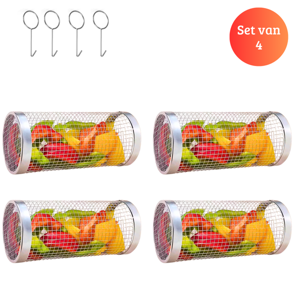 Janse® Barbecue cilinder set van 4