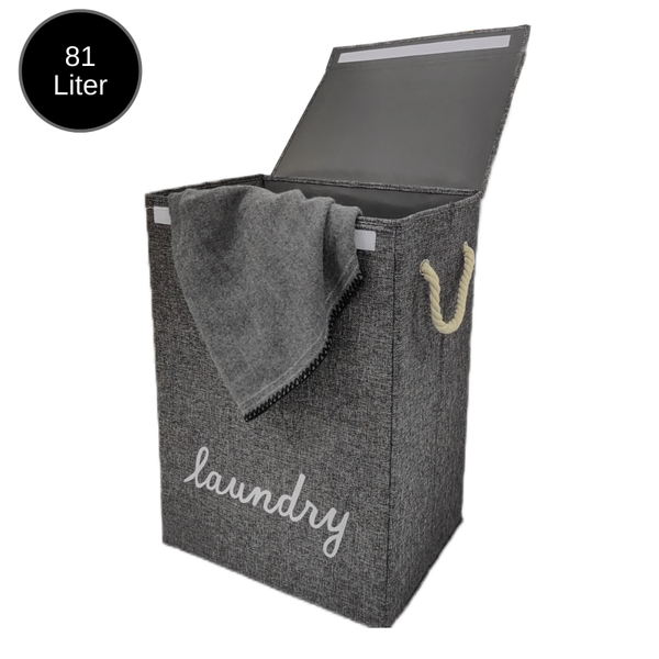 Janse® Wasmand grijs met wit