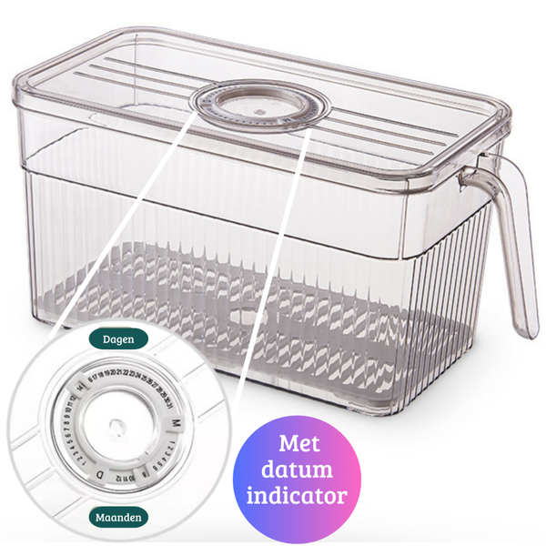 Janse® koelkast organizer naturel transparant