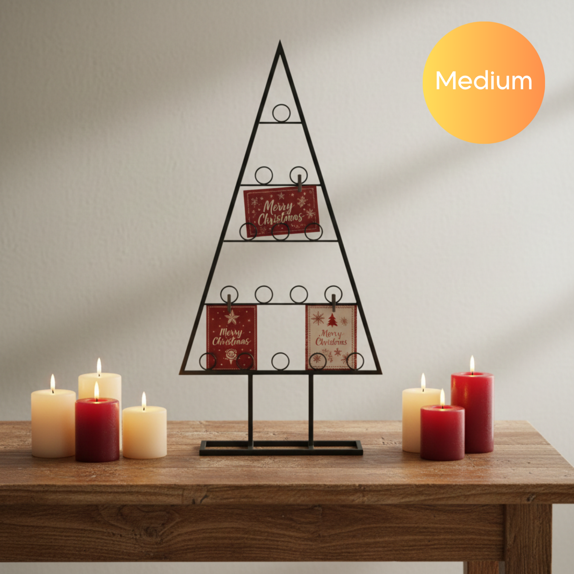 Janse® Metalen Kerstboom M voor kerstkaarten