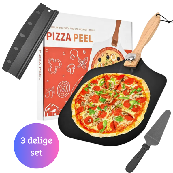 Janse® Pizzaschep en snij set
