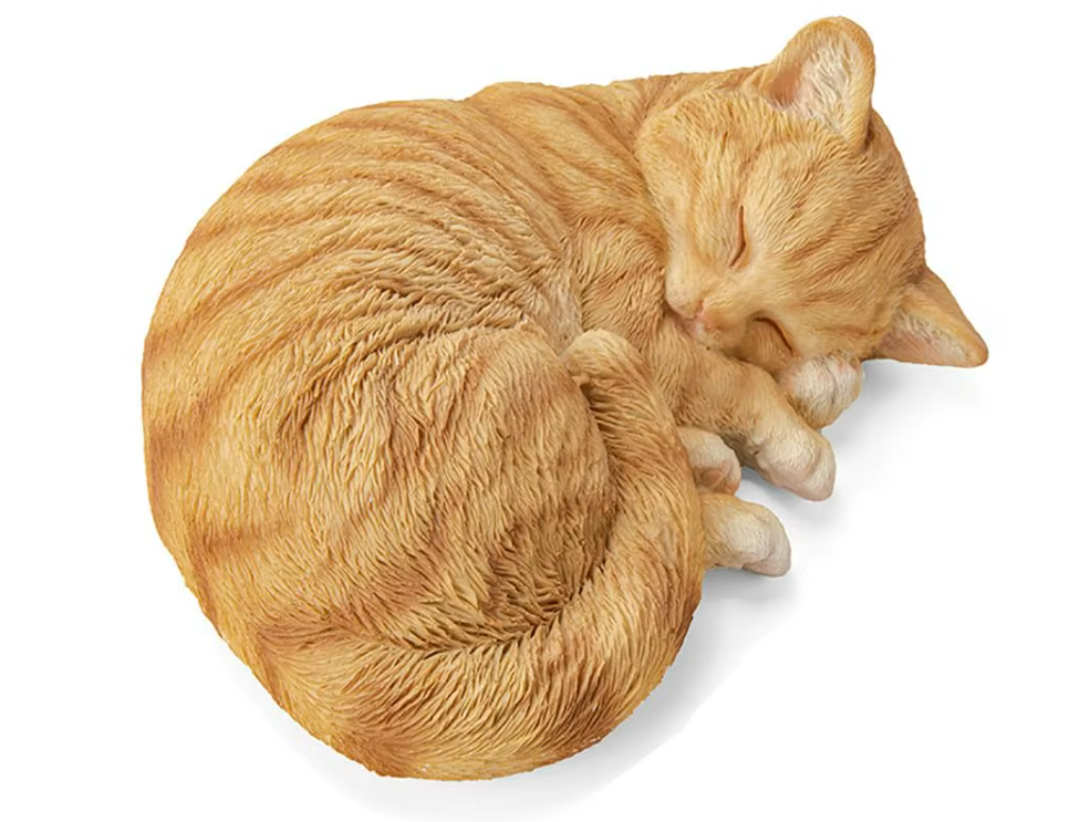 Janse® Tuinbeeld poes oranje