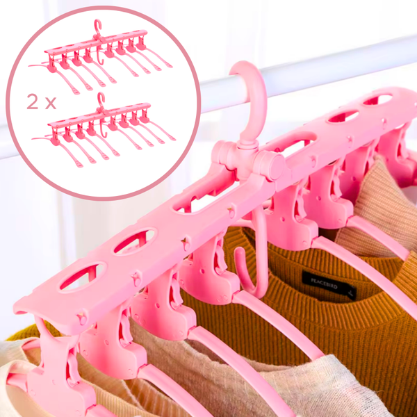 Janse® Multi kledinghanger set van 2