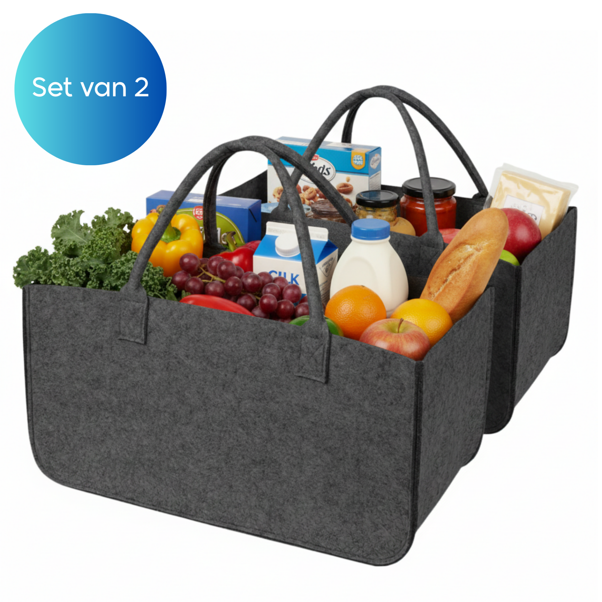 Janse® Boodschappentassen 2 stuks