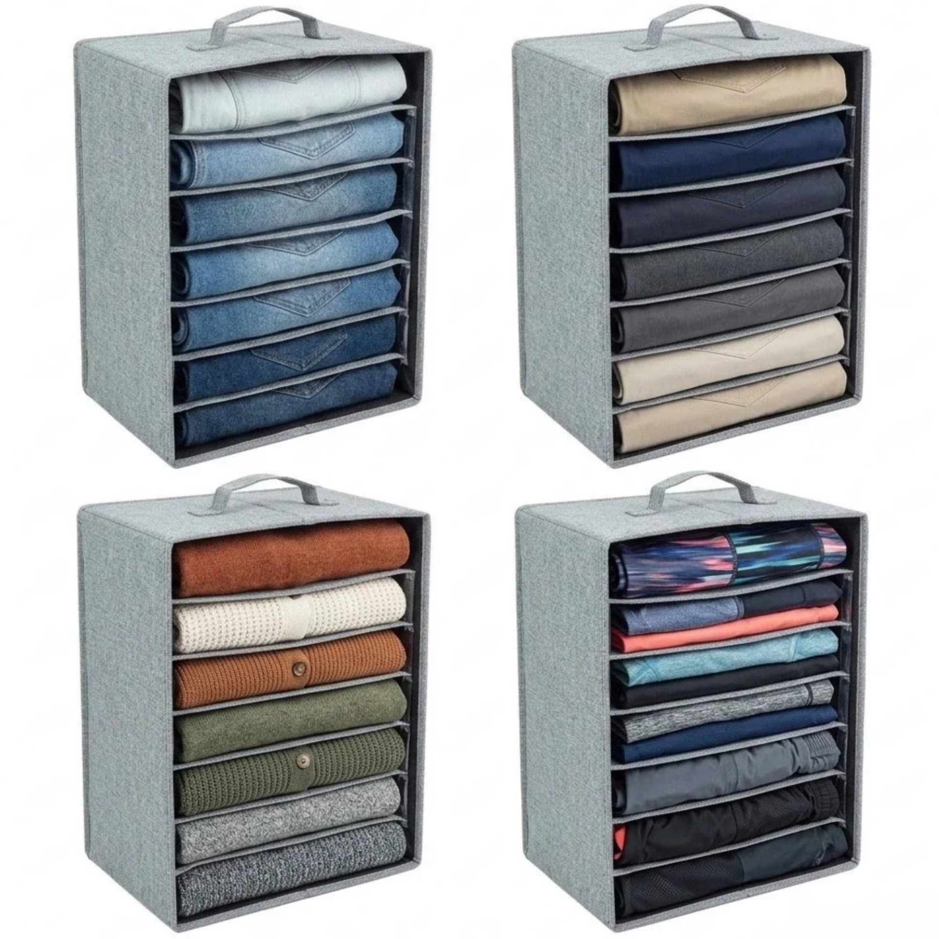 Janse® Kleding organizer set van 4