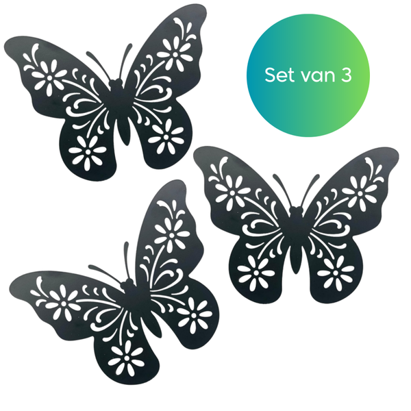 Janse® Vlinder set van 3