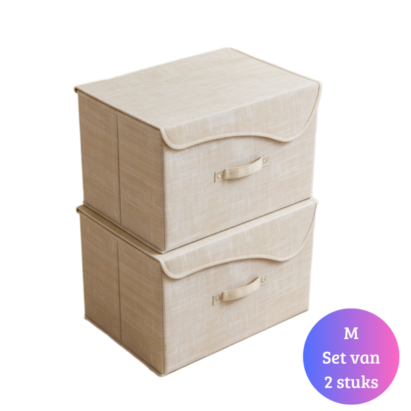 Janse® Opbergboxen M set van 2