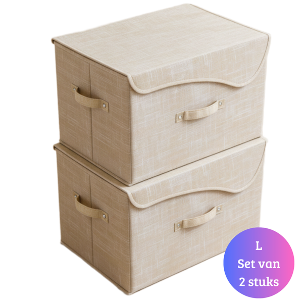 Janse® Opbergboxen L set van 2