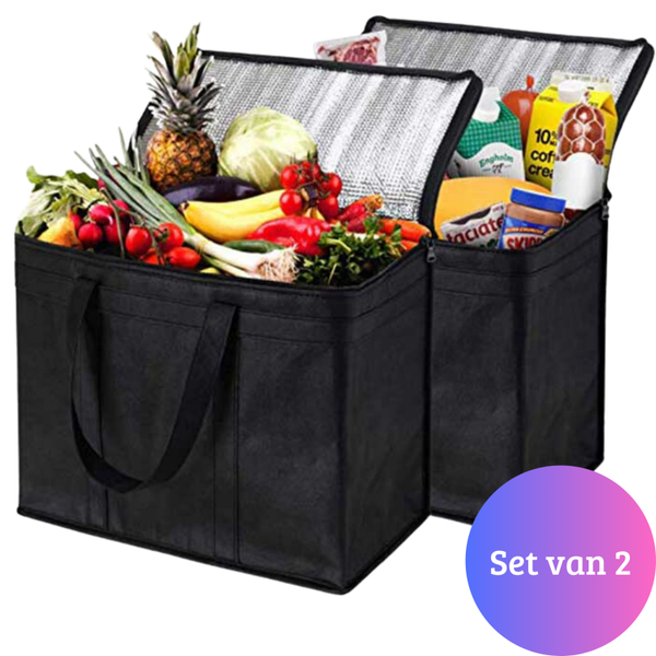 Janse® Koeltassen zwart 2 stuks