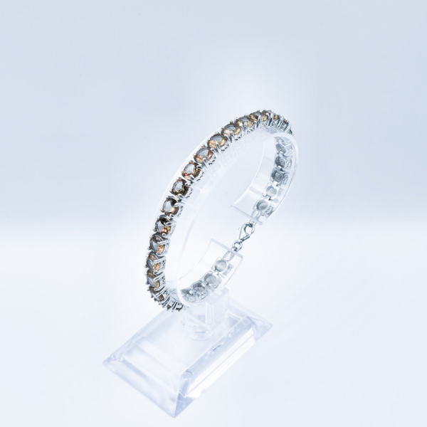 Multi Color Polsband S925 Diamond Cut 27 Zettingen