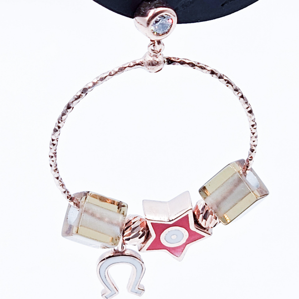 Multi Color Oorbellen Hoops S925 Zilver